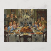 Carte Postale Thanksgiving Horror Spiders Invide the Table (Devant)