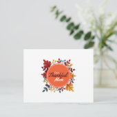 Carte Postale Thanksgiving Mère Fille Mère Mère Automne Femmes (Debout devant)