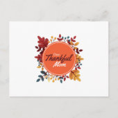 Carte Postale Thanksgiving Mère Fille Mère Mère Automne Femmes (Devant)