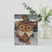 Carte Postale Thanksgiving Owl (Debout devant)