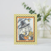 CARTE POSTALE THANKSGIVING PACHYDERM, THANKFUL PILGRIM ELEPHANT (Debout devant)