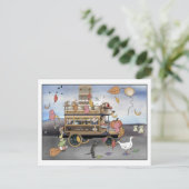 Carte Postale Thanksgiving Transport (Debout devant)
