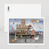 Carte Postale Thanksgiving Transport (Devant / Derrière)