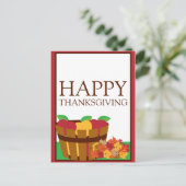 Carte postale Thanksgiving Verger (Debout devant)