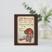 Carte postale Thanksgiving vintage (Debout devant)