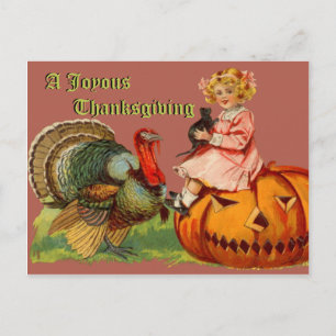 Carte postale Thanksgiving vintage