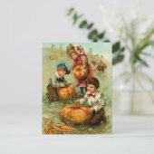 Carte postale Thanksgiving vintage (Debout devant)