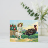 Carte postale Thanksgiving vintage (Debout devant)