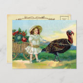 Carte postale Thanksgiving vintage (Devant / Derrière)