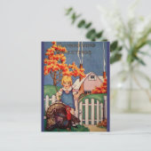 Carte postale Thanksgiving vintage (Debout devant)