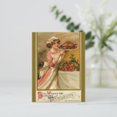 Carte postale Thanksgiving vintage (Debout devant)