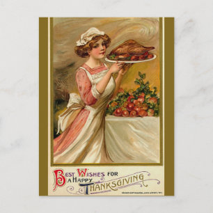 Carte postale Thanksgiving vintage