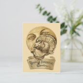 Carte postale Thanksgiving vintage (Debout devant)