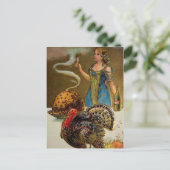 Carte postale Thanksgiving vintage (Debout devant)