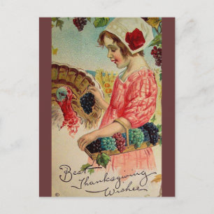 Carte postale Thanksgiving vintage