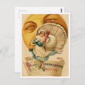 Carte postale Thanksgiving vintage (Devant / Derrière)