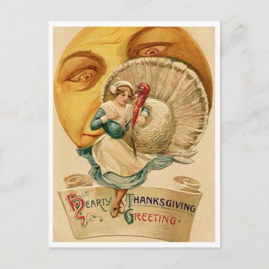 Carte postale Thanksgiving vintage (Devant)