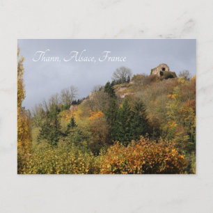 Carte Postale Thann en automne, Alsace, France
