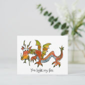 Carte Postale Thare Be Dragons (Debout devant)