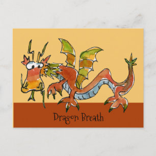 Carte Postale Thare Be Dragons