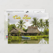 Carte Postale Thatched Roofs, Zancudo, Costa Rica (Devant / Derrière)
