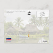 Carte Postale Thatched Roofs, Zancudo, Costa Rica (Dos)