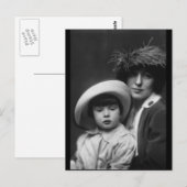 Carte Postale Thaw, Evelyn Nesbitt and Son par Arnold Genthe, 19 (Devant / Derrière)