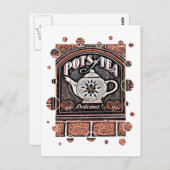 CARTE POSTALE THÉ (Devant / Derrière)