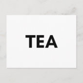 Carte Postale thé (Devant)