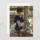 Carte Postale Thé | 1872 (huile sur bois) (Devant / Derrière)