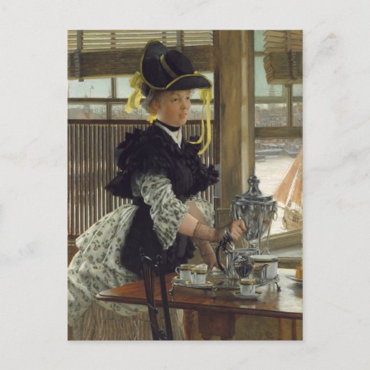 Carte Postale Thé | 1872 (huile sur bois) (Devant)