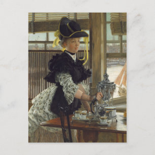 Carte Postale Thé   1872 (huile sur bois)