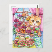 Carte Postale Thé à la haute couture (Devant / Derrière)