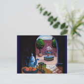 Carte Postale thé à la menthe marocain (Debout devant)