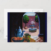 Carte Postale thé à la menthe marocain (Devant / Derrière)