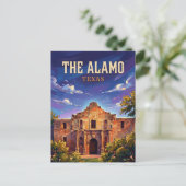 Carte Postale The Alamo Texas (Debout devant)