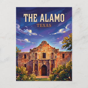 Carte Postale The Alamo Texas