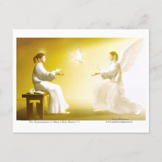 Carte Postale The Annunciation to Mary (Devant)