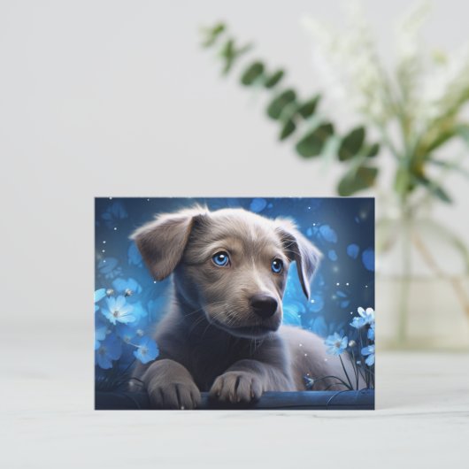 Carte postale The Art of Joy with Our Furry Friend (Debout devant)