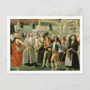 Carte Postale The Ascent of a Hot-Air Balloon à Madrid