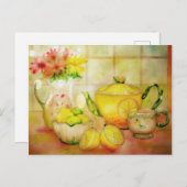 Carte Postale Thé au citron (Devant / Derrière)