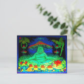 Carte postale Thé aux champignons (Debout devant)