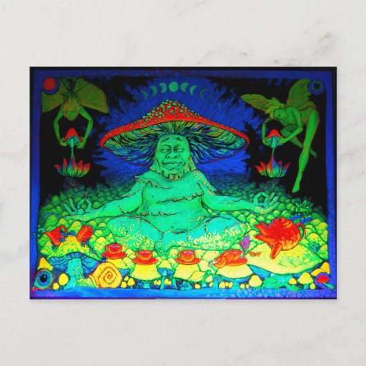 Carte postale Thé aux champignons (Devant)