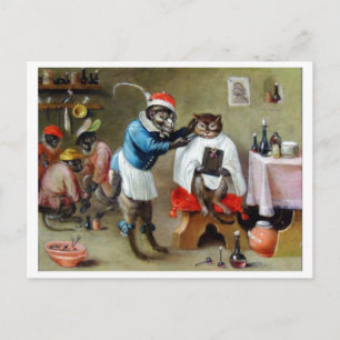 Carte Postale The Barber Monkey