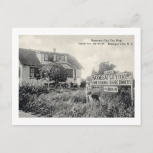 Carte Postale Thé, Barnegat, LBI, New Jersey Vintage