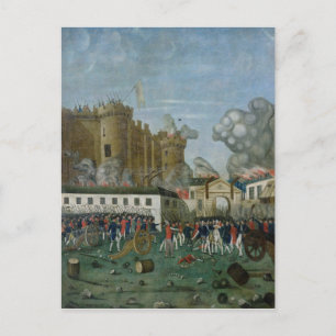 Carte Postale The Bastille Prison, 14th July 1789