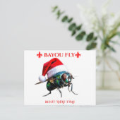 Carte Postale The Bayou Fly says Happy Holidays  (Debout devant)