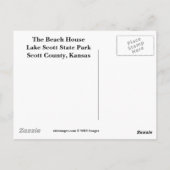 Carte Postale The Beach House-Lake Scott State Park (Dos)