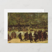 Carte Postale The Bear Dance Painting (Devant / Derrière)