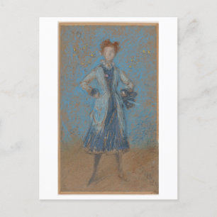 Carte Postale "The Blue Girl" de James McNeill Whistler Postcard